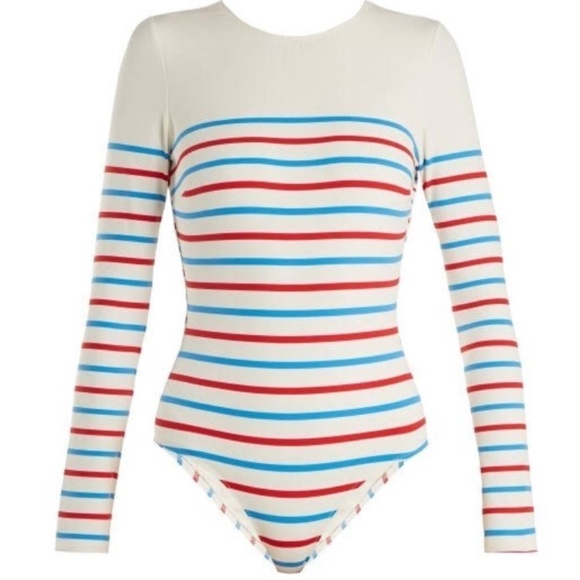 Solid & Striped NWOT Long Sleeve One Piece Swimsuit - Picture 2 of 7